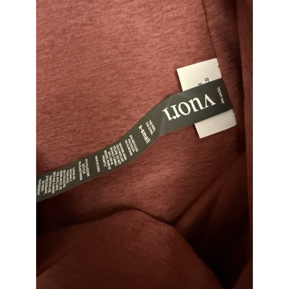 Vuori Women’s Clean Elevation Shorty Desert Rose Heather Pink Sz XS New w/tag - Picture 3 of 3